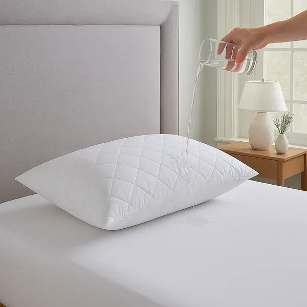 protetor-de-travesseiro-impermeavel-jolitex-matelassado-derramando-agua